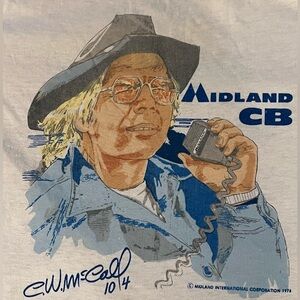 C.W. McCall Midland CB Convoy Vintage Tshirt Shirt